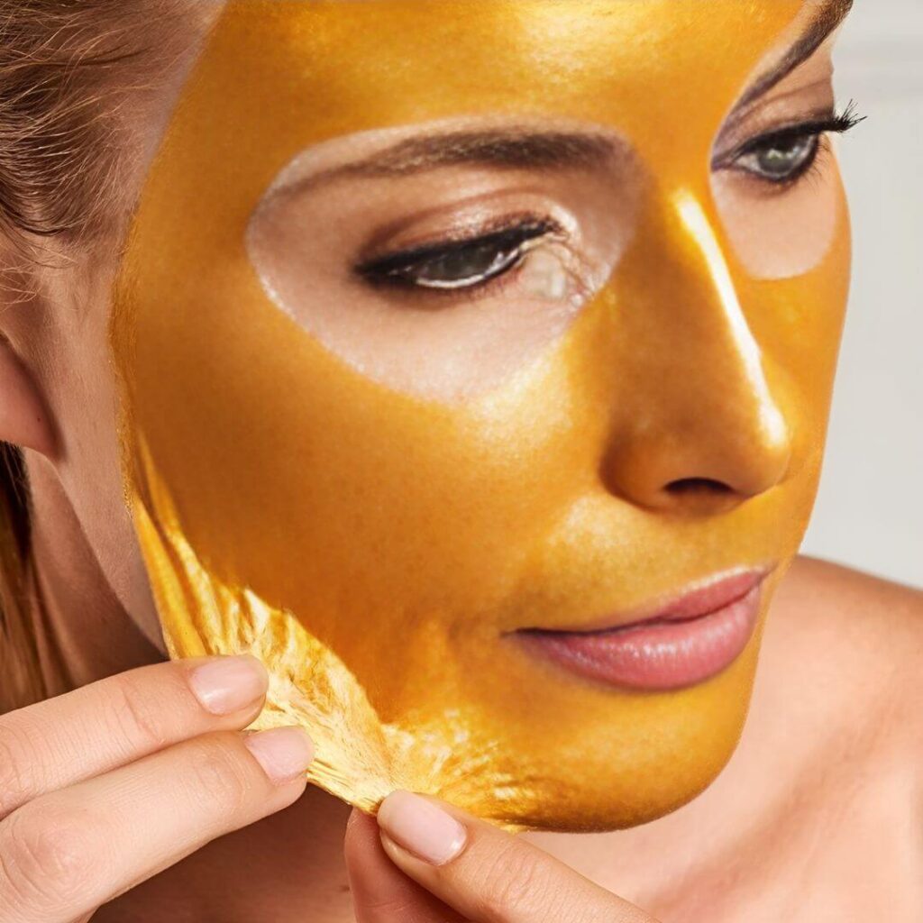 Maschera viso purificante peel off skin gold mask