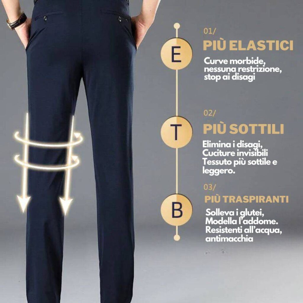 Pantaloni elasticizzati uomo testimonianze