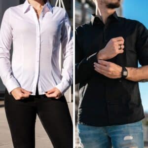 camicia elasticizzata no stiro